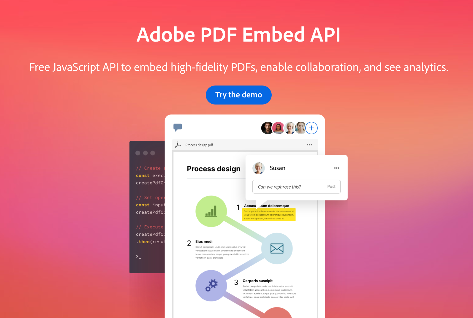 ฝัง PDF ในเว็บไซต์สวยๆ ด้วย Adobe PDF Embed API