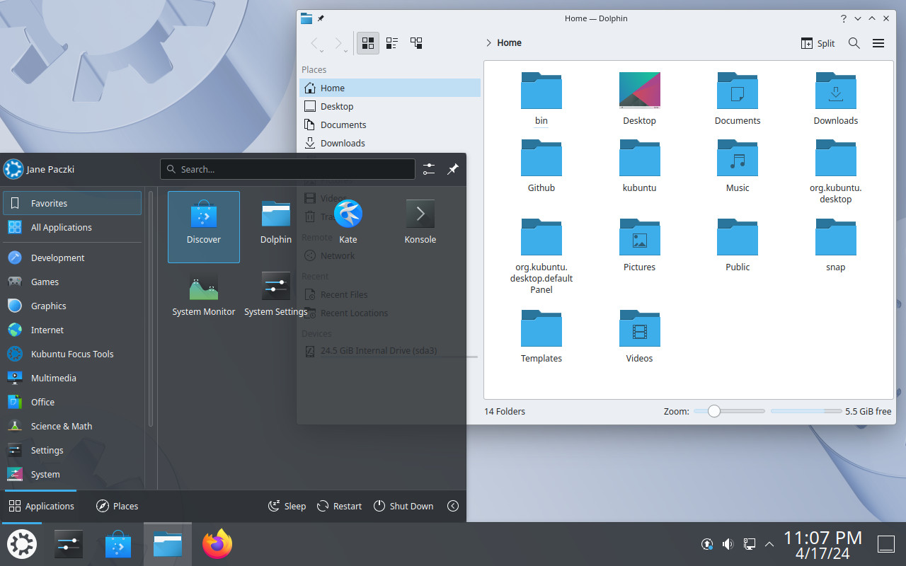 Kubuntu Desktop