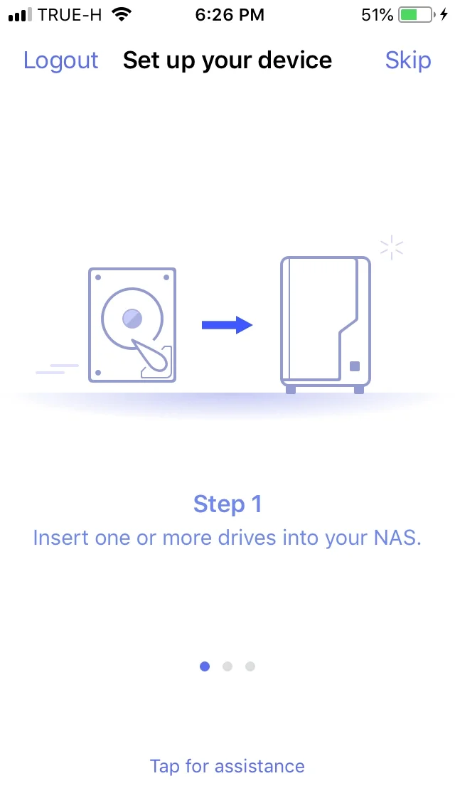 Login DS Finder App and Install NAS