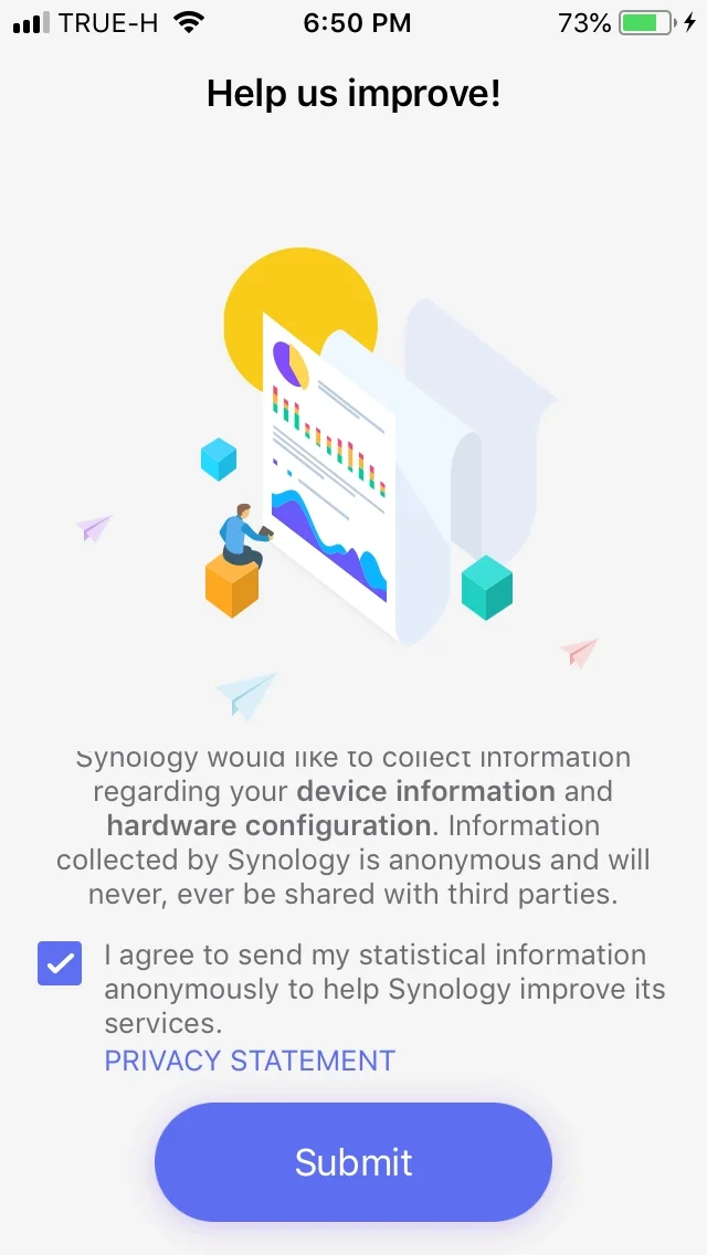 Send data to Synology