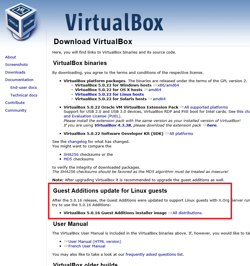 Virtual Box Share file from Windows to Linux